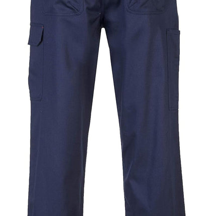 BZ31 Mens Safety Cargo Pants in Flame Resistant Bizweld ASTM NFPA, Navy, X Larger