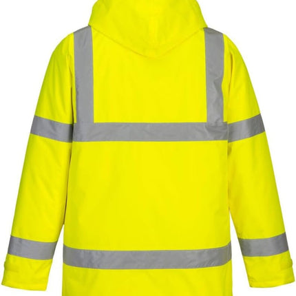 US460 Hi-Vis Waterproof Rain Traffic Jacket Yellow, 6X-Large