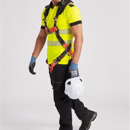 PS63 Height Endurance Vented Hard Hat Safety Helmet Hi Vis