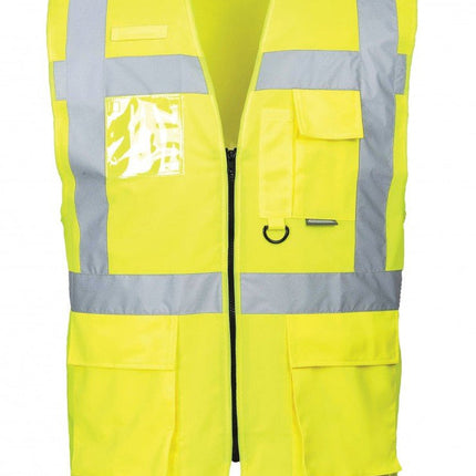 US476 Hi Vis Vest Berlin Executive Workwear, Yellow, 7X-Large