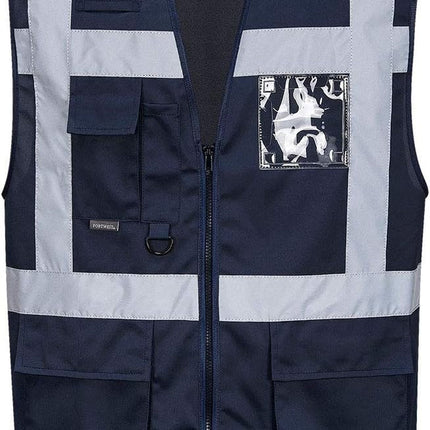 F476 Iona Executive Safety Work Vest with Reflective Tape