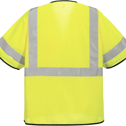 US397 Hi Vis Tampa Mesh Class 3 Vest Safety Waistcoat Lightweight Breathable Reflective Workwear High Visibility