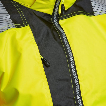PW3 Hi-Vis Winter Jacket Work Safety Protective Reflective Waterproof Coat ANSI 3, Medium