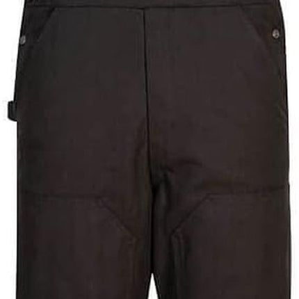 DC802 Men'S Duraduck Quilt Lined Workwear Bib and Brace Overalls Black, 3X-Large