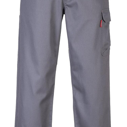 BZ31 Mens Safety Cargo Pants in Flame Resistant Bizweld ASTM NFPA, Gray, Larger