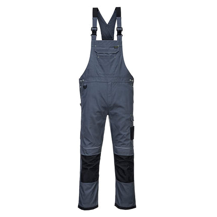 PW3 Work Bib and Brace, Size: XXXL, Colour: Zoom Grey/Black, PW346ZBRXXXL