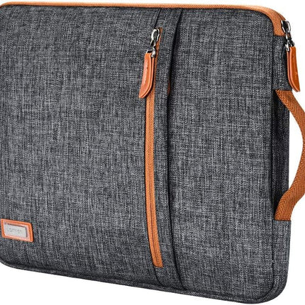 10.1 Inch Laptop Sleeve Case Water-Resistant Tablet Protective Carrying Handle Bag for 10.5" Ipad Pro/9.7" Ipad Air 2/10" Surface Go/Samsung Galaxy Tab S2 S3 S4/10.1"Lenovo Yoga Tab 3,Dark Grey