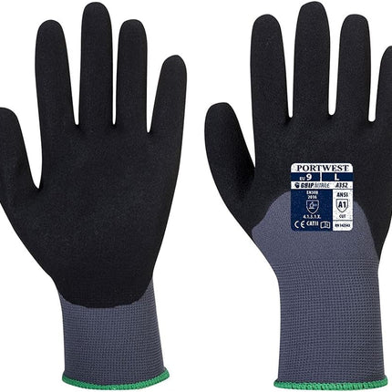 Dermiflex Ultra Glove Handling Work Protective Safety Grip Resistant ANSI 105, Large