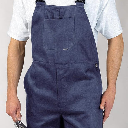 C881 Men'S Adjustable Cotton Bib and Brace Overalls