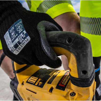 A790 Safety Shock Absorbing Glove with anti Vibration Palm Pods ANSI, Large